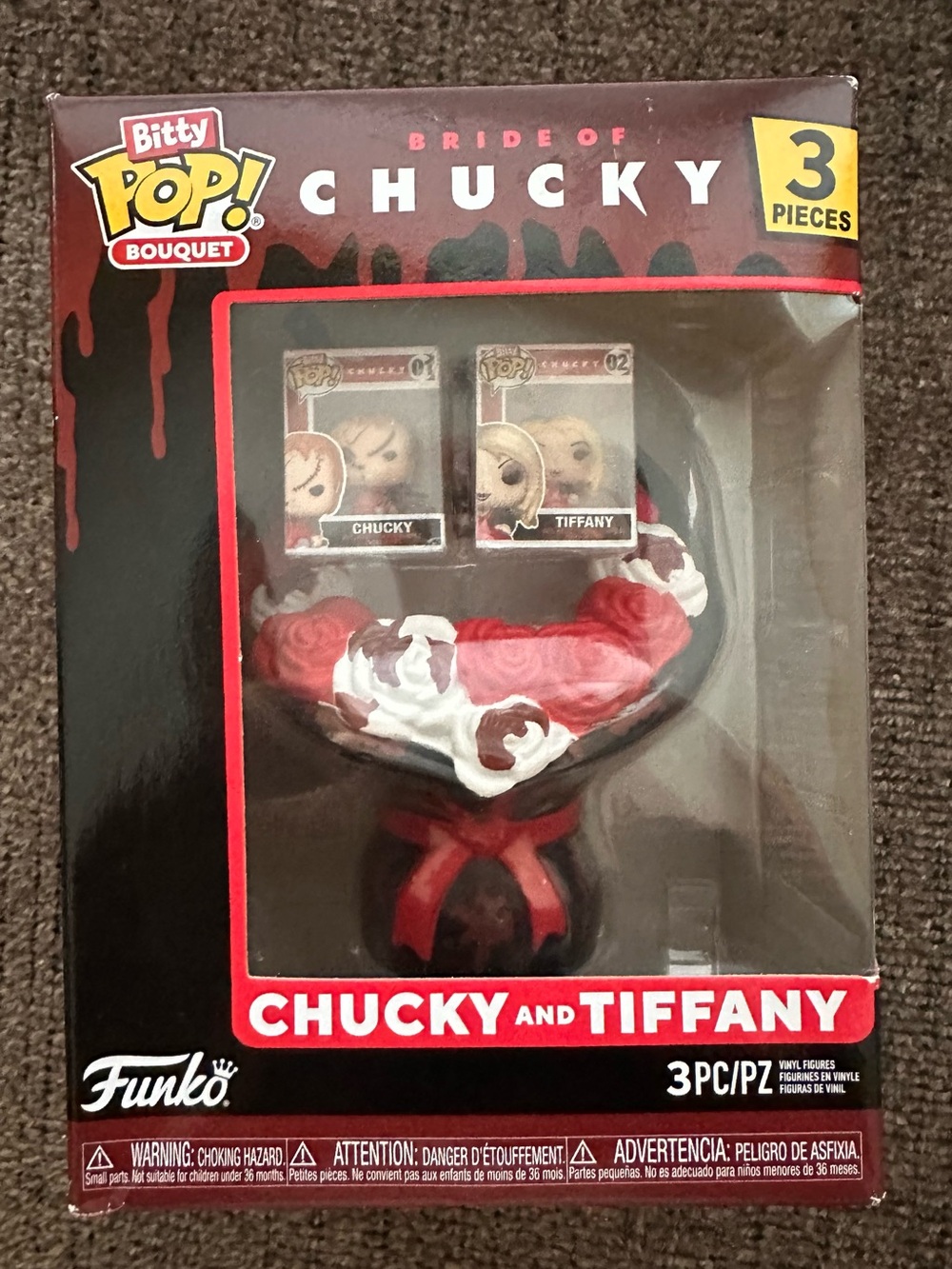 Funko Bitty Pop! Chucky and Tiffany Set New